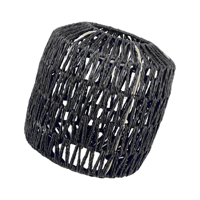 Abat-Jour Suspendu Abat-Jour de Plafond Tissé à la Main Style Rétro pour Salle à Manger