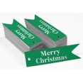 thumbnail image 2 of Inkdotpot Real Silver Foil Merry Christmas Tags Favor Hang Paper Tags 50 Pieces, 2 of 6