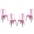 thumbnail image 1 of Chaise de salle à manger Tolix Roch en métal, ensemble de 4 chaises en métal, 1 of 5