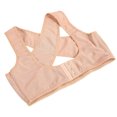 thumbnail image 3 of Chest Support Shaper, Soft Elastic Adjustable 3 Row Buckle Posture Corrector Women Chest Shaper Skin Friendly  For Home Travel XL, 3 of 8