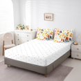 thumbnail image 4 of Stringed Instruments Bed in a Bag Queen Comforter Set 7 Piece,Drum Kit Bedding Sets Fashion Music Themed Sheet Set with Comforter,Colorful Violoncello Pop Rock Bed Set, 4 of 6