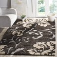 thumbnail image 2 of Safavieh Florida Shag Dark Brown Shag Rug - 3'3" x 5'3", 2 of 5