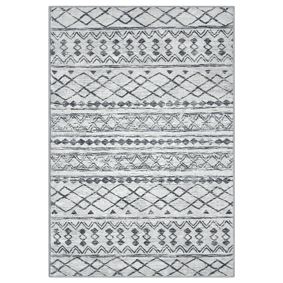 TIELUTT Elegant Line Pattern Living Room Durable Stain Carpet Lettuce Blanket Sweater Knit Blanket Creme Blanket Soft Throw Blankets Merry Home Area Rug
