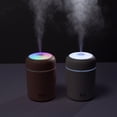 thumbnail image 3 of Humidifier Cool Mist Humidifier Portable Mini USB Air Humidifier for Car Travel Office Baby Bedroom Home with 7 Colors Night Light and Auto Shut-Off (300ML) 2 Model Spray For 4 & 6 hours, 3 of 6