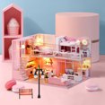 thumbnail image 2 of OUNONA Miniature Lamp Mini Street Lamp Models 6Pcs Small Lamp Post for Kids and Hobbyists, 2 of 8