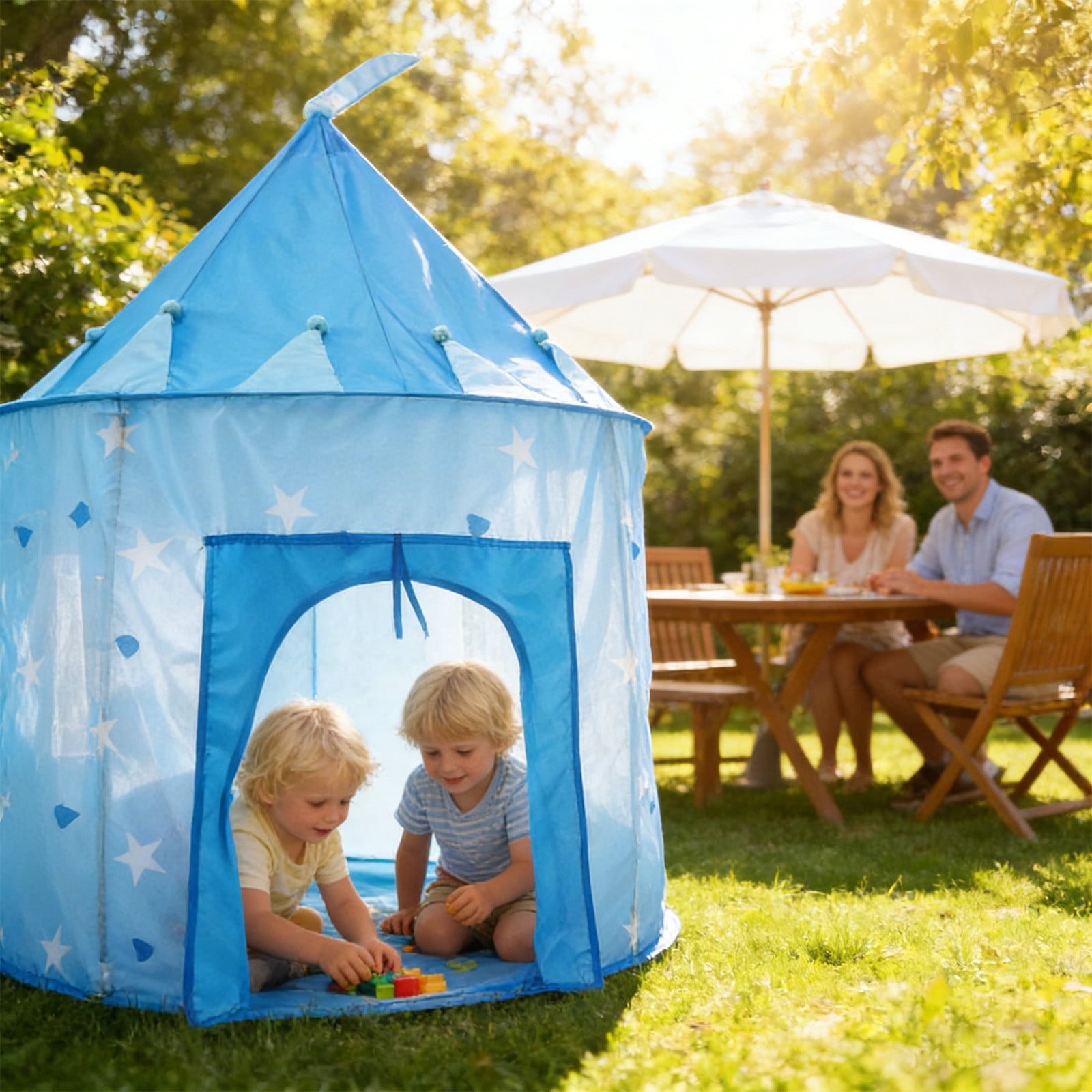 Acheter Tente de jeu 3 en 1 pour enfants, maison de jeux pour enfants avec fosse à balles Tunnel pour tout-petits garçons, jeu intérieur et extérieur