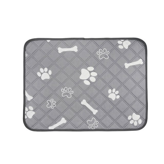 Dog Washable Pee Pads Bone Pattern Reusable Water Absorption Prevent Slipping Waterproof Breathable Pet Training Pads 90 X 75 Cm/35.4 X 29.5in