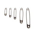 thumbnail image 3 of UNIQUE CREATIV Safety Pins - Nickel-Plated Steel, Assorted Sizes 00-3, 120 pcs, 3 of 6