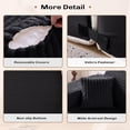 thumbnail image 4 of MELLCOM 93'' Modular Sectional Boneless Sofa, L Shaped Cloud Couches with Memory Foam Seating＆Wide Armrest Design, Sofa Couch for Living Room, Bedroom, No Assembly Required (Black, Left Hand Facing), 4 of 5