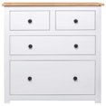 thumbnail image 2 of vidaXL Buffet Blanc 80x40x83 cm Pin Gamme Panama, 2 of 5