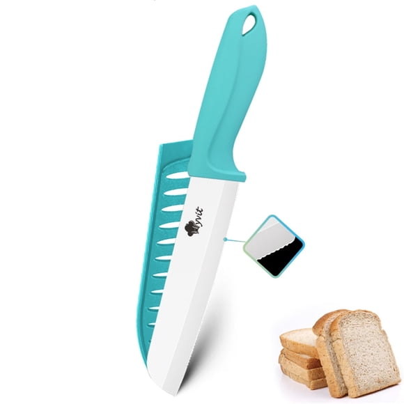 Ceramic Bread Knife 6inch Serrated kitchen Knife Knife for Steak Fish Cheese Vegetables