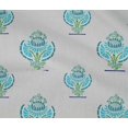 thumbnail image 4 of oneOone Cotton Flex Fabric Floral Block Print Fabric By The Yard 40 Inch Wide, 4 of 4