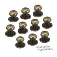 thumbnail image 1 of Unique Bargains Poignée de Tirage Ronde en Alliage de Zinc Style Vintage 12mmx11mm 10 Pcs, 1 of 4