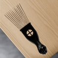 thumbnail image 3 of lionlar Afro Pick, Metal Hair Pick Comb, Detangle Braid Hair Styling Comb, Fist Hair A, 3 of 8