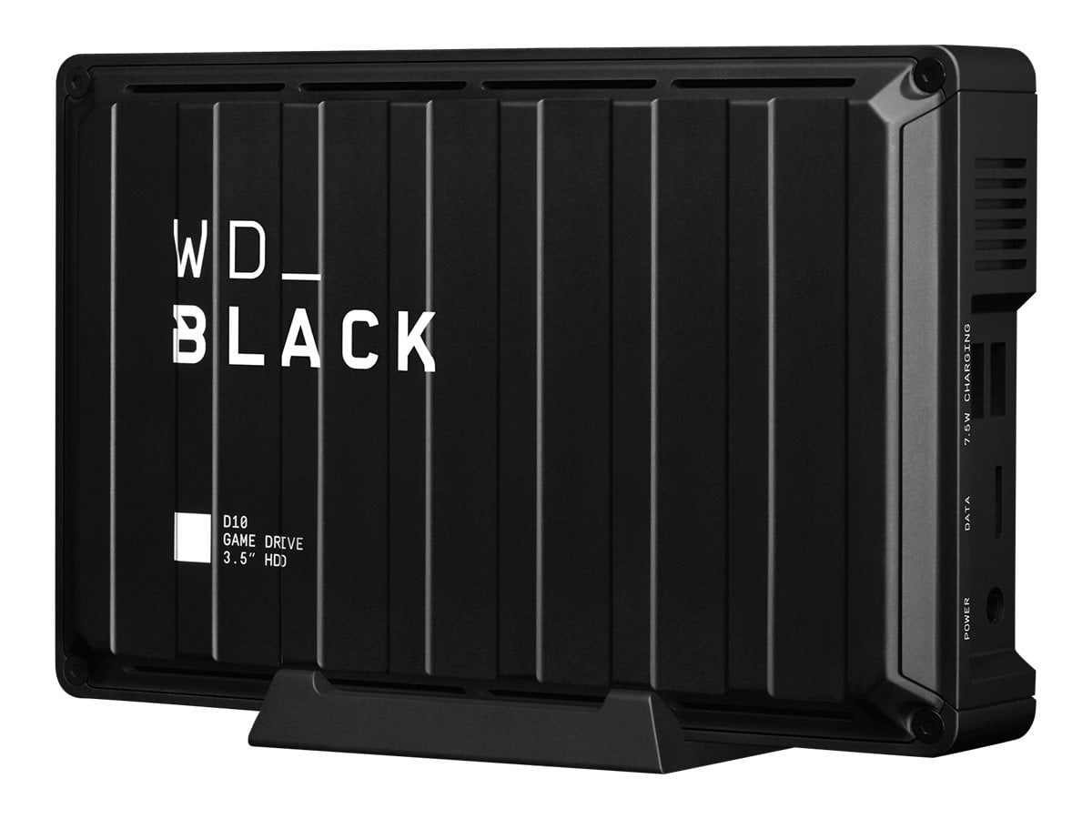 WD Black D10 WDBA3P0080HBK 8 TB Hard Drive - External - Desktop - Black