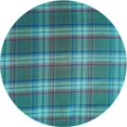 thumbnail image 1 of Ahgly Tapis Rond Lavable en Machine Intérieur Transitionnel Turquoise Foncé Vert, 4 Pieds Rond, 1 of 7