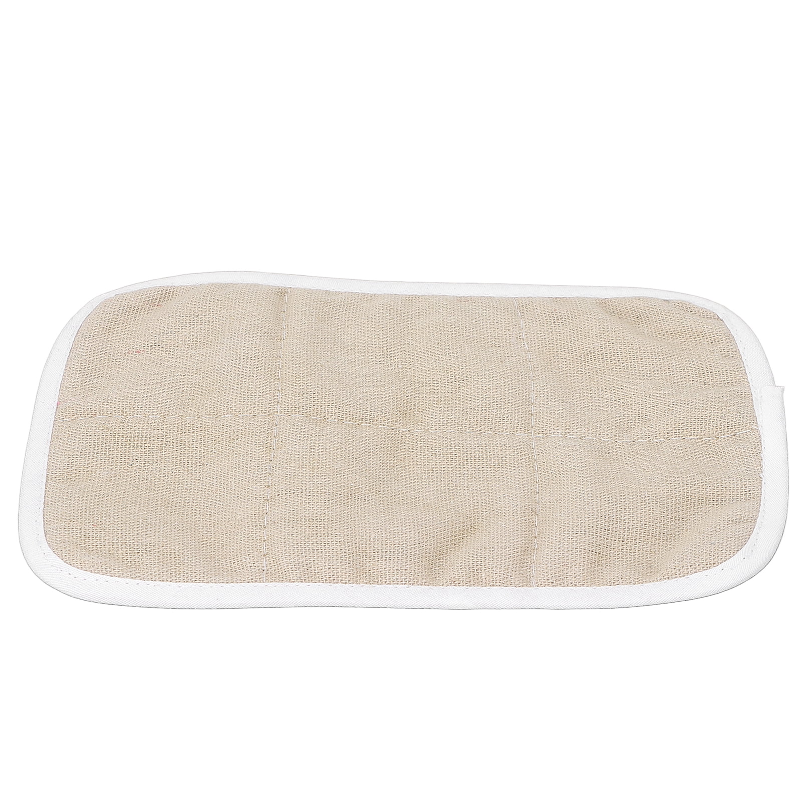 Ginger Therapy Pad, Heat Insulation Breathable Ginger Therapy Bag Cotton and Linen Mesh Penetration Rounded Rectangular  for Waist and Knee Protectors