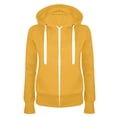 thumbnail image 1 of Summer Saving Clearance ! Hoodies for Women Solid Hooded Sweatshirt Basic Zip-Up Jacket Long Sleeve Top with Pockets Plus Size, 1 of 2