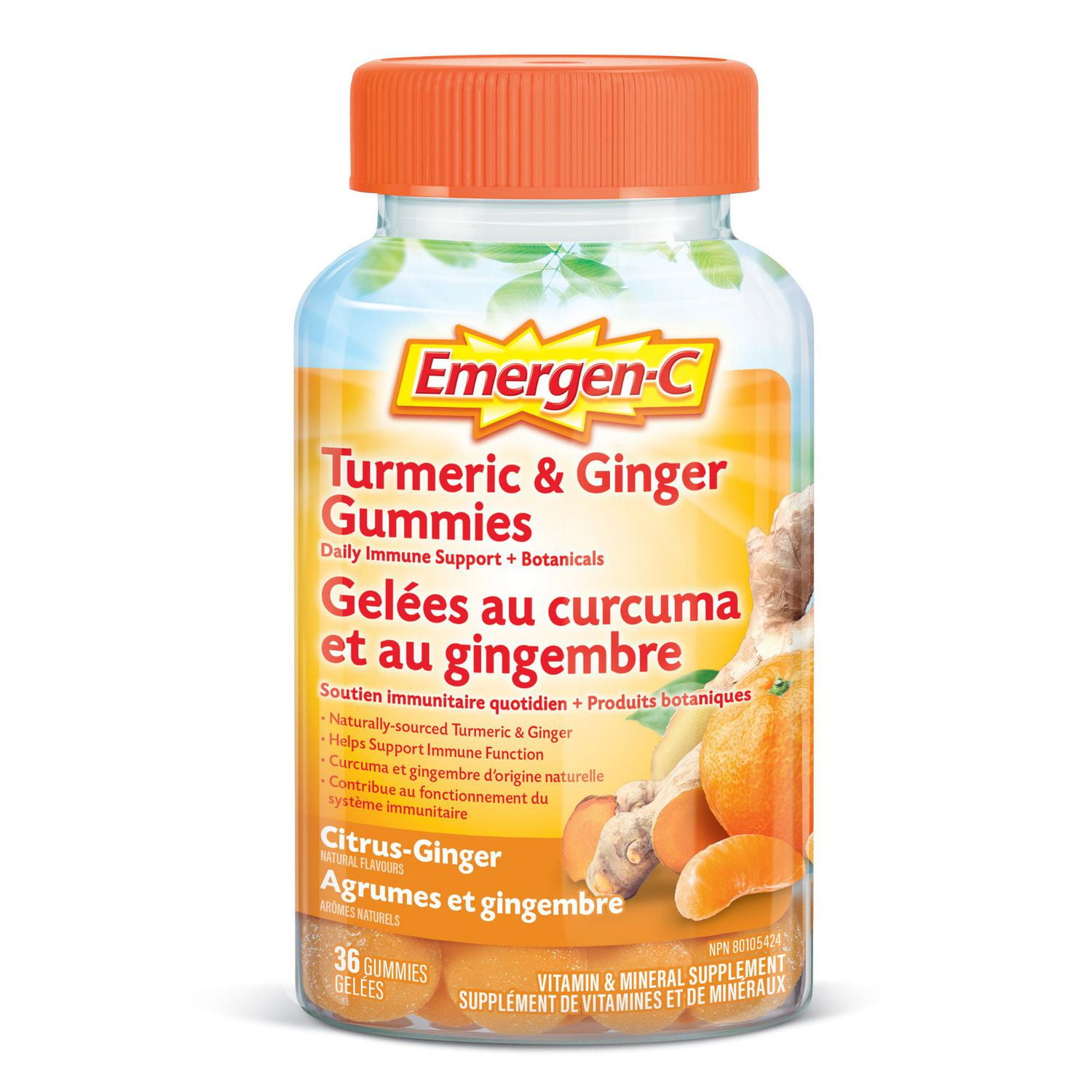 EMERGEN-C Gelées au Curcuma et au Gingembre