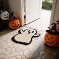 thumbnail image 2 of TIELUTT Halloween Bath Mat for Bathroom Cute Rug Water Absorbent Shower Bedroom Bathtub Washable Area Bathroom Rugs Christmas Blanker Padded Area Rug Blankets Fall Classroom Rug Knit Throw Blanket wi, 2 of 5