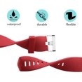thumbnail image 4 of Replacement Bands Compatible for Fitbit Charge 2, Classic & Special Edition Adjustable Sport Wristbands(Red,L), 4 of 7
