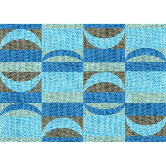 Ahgly Company Machine Washable Indoor Rectangle Transitional Glacial Blue Ice Blue Area Rugs, 4' x 6'
