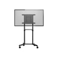thumbnail image 1 of StarTech.com Mobile TV Cart, Portable Rolling TV Stand for 37-70" VESA Display (154lb/70kg), with Shelf & Storage Compartment, Rotate/Tilt Display, Universal TV Mount on Casters/Wheels - Mobile TV Stand w/ Casters (MBLTVSTNDEC) - Cart - for flat panel - steel - screen size: 37"-70", 1 of 6