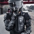 thumbnail image 2 of Motorcycle Protective Armor Vest for Outdoor Sports - Durable PE Shell & EVA Foam Gear for Full Body Protection in Black - Unisex Size M, Perfect for Riding, Skateboarding, Skiing & More, 2 of 6