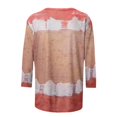 thumbnail image 4 of Birdeem T-Shirt Imprimé pour Femmes, Blouse Mi-Longue à Manches 3/4, Col Rond, Hauts Décontractés, 4 of 12