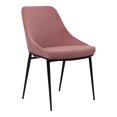 thumbnail image 2 of MOE'S Home SEDONA DINING CHAIR PINK VELVET-M2, 2 of 6