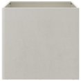 thumbnail image 3 of vidaXL Jardinières 2 Pcs Argent 42x40x39 cm Acier Inoxydable, 3 of 5