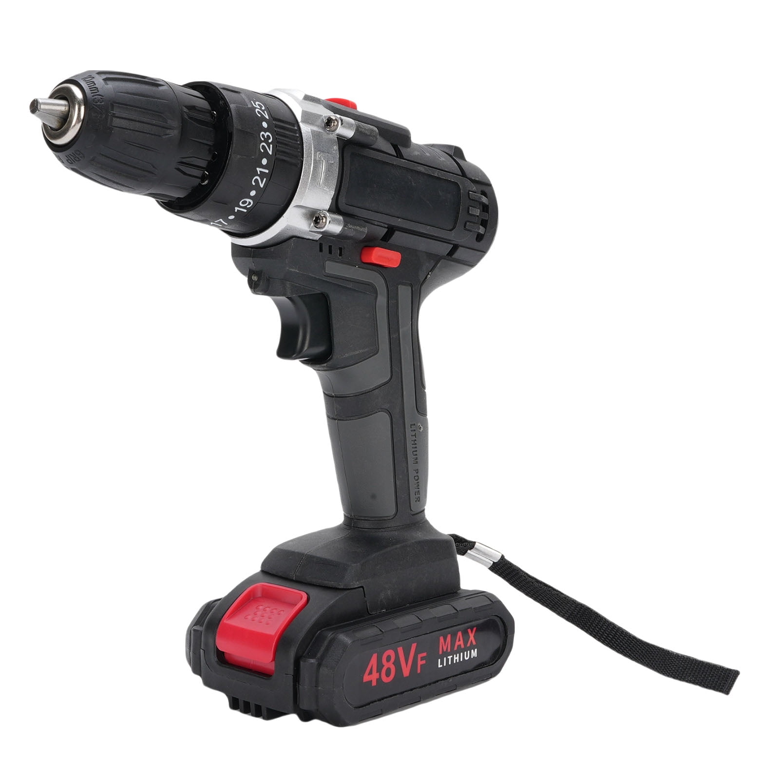 Cordless Drill Set, 21V 350W Brushless Power Drill with 25 Torsion Gears 1450RPM 5400BPM, LED Light Battery Power Display, for Wood Plastic Screw Drilling Home Maintenance