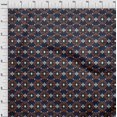 thumbnail image 3 of oneOone Cotton Poplin Fabric Diamond & Swirl Ikat Printed Fabric 1 Yard 42 Inch Wide, 3 of 4
