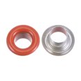 thumbnail image 4 of Unique Bargains 100PCS Grommets Eyelets 1/6 Inch (4mm) ID Hole Metal Self Backing Eyelet with Washers for Leather Orange, 4 of 7
