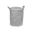 thumbnail image 1 of Hauteur De Tissu Rond Avec Couvercle À Fermeture À Glissière (Tuiles À Carreaux), 1 of 2