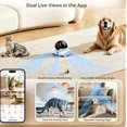 thumbnail image 4 of Dual Lens Wireless WiFi Pet Camera Split Screen Night Vision Indoor Pet, 4 of 5