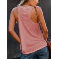 thumbnail image 4 of Women's Summer Basic Sleeveless V Neck Casual Tank Tops Loose Shirts, 4 of 5