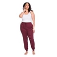 thumbnail image 2 of George Women's Plus Peached Sleep Jogger, 2 of 6