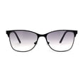 thumbnail image 3 of Mens 90s Fashion Metal Rim Rectangle Bifocal Light Sunglasses Reader Black +2.0, 3 of 4