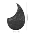 thumbnail image 2 of TEHAUX Black Self Adhesive Pickguard Protector for Acoustic Folk Guitar Scratch Plate Guard, 2 of 6