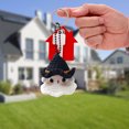 thumbnail image 4 of Birdeem Little Ghost Hand-Woven Cute Keychain Bag Car Pendant Hanging Gift, 4 of 5