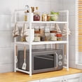 thumbnail image 1 of HOZADOIE Kitchen Shelves Storage & Organization Countertop Microwave Thickened Shelf Oven Compartment Shelf Kitchen Spice Towel Shelf, 1 of 6
