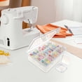 thumbnail image 4 of Clear Storage Containers with Hinged Lids for Organizing Tools Accessories and DIY Craft Supplies, 4 of 6