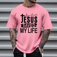 thumbnail image 1 of T-shirts pour Hommes Manfinity LEGND Slogan Graphique Décontracté T-Shirt à Manches Courtes pour Usage Quotidien, 1 of 3