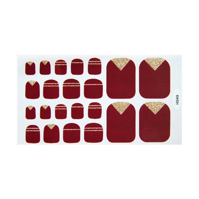 RYRDWP Foot Stickers Stickers Waterproof Foot Nail For Female DIY Nail Decoration