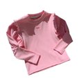 thumbnail image 2 of RXIRUCGD 1-10 Ans Mode Enfant Chemise Brodée Nœud Base Manches Longues Col Rond Haut/chemise (Rose, Taille : 2-3 Ans), 2 of 6