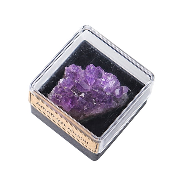 Mini Witchcraft Gemstones Crystal Set - in Transparent Box, for Home Decoration, Spiritual Gifts