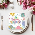 thumbnail image 4 of Cheapark Easter Paper Towel Heavy Duty Easter Dinnerware Sets With Easter Eggs Bunny For Spring Holiday Easter Party Supplies Disposable Paper Towel 20Pcs, 4 of 6