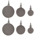 thumbnail image 1 of 6 Pcs Cibles en Acier Inoxydable Gris Foncé pour Amateurs de Tir Intérieur et Extérieur, 1 of 8