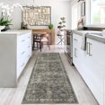 thumbnail image 4 of FairOnly Area Rugs 2'x6' Machine Washable Rugs,Floral Vintage Print Pattern Non Slip Floor Carpet, for Living Room Bedroom Dining Room,Brown & Green, 4 of 8
